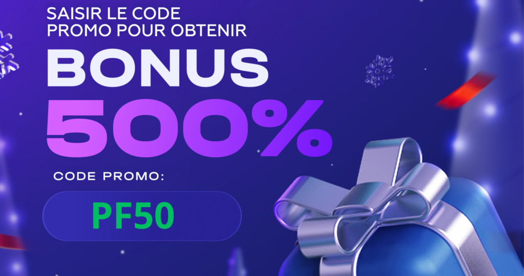 Bonus 1Win 500% avec le code PF50