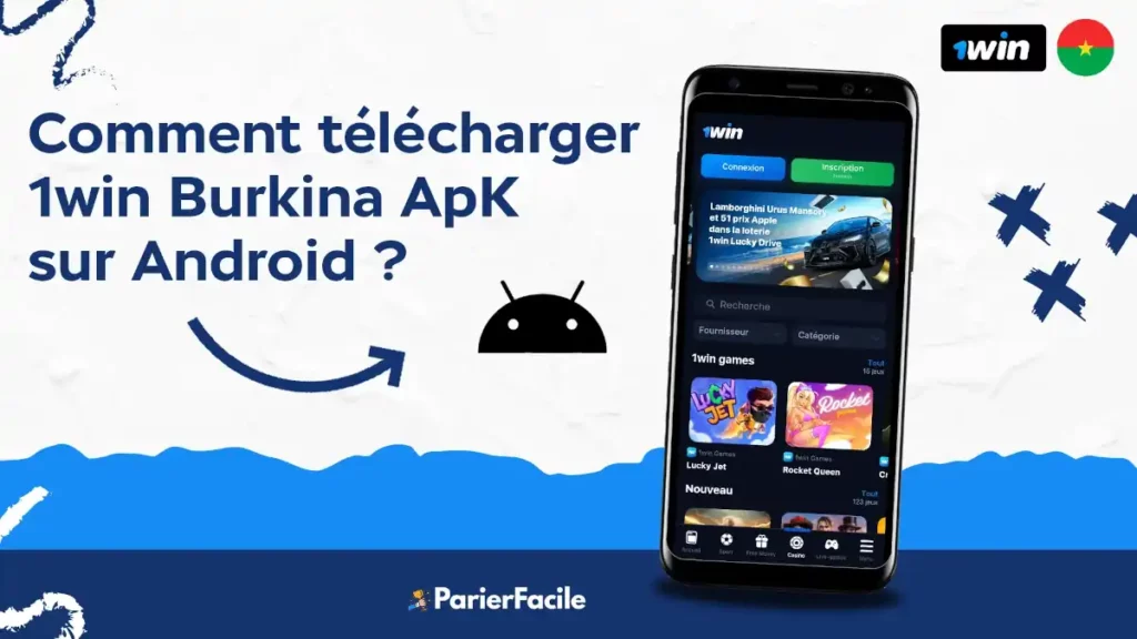 Télécharger 1win APK Burkina pour Android