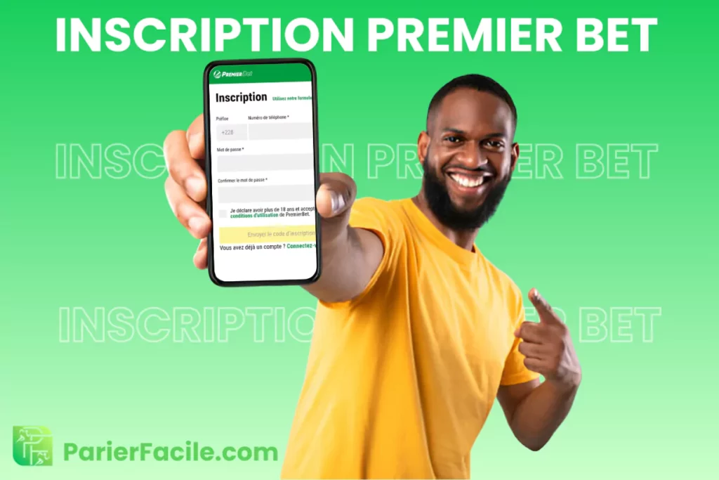 Comment s'inscrire sur premier bet