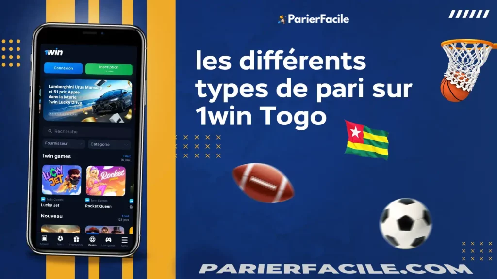 les types de paris sur 1win Togo