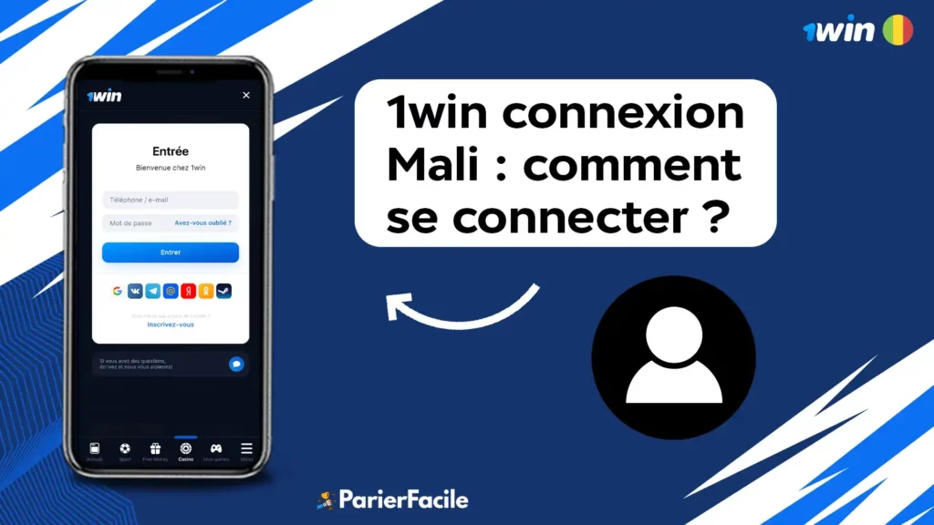 comment se connecter sur 1win Mali