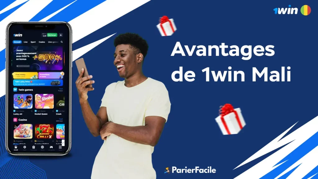 avantages de s'inscrire sur 1win mali