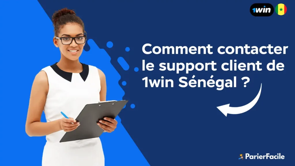 contacter le support client de 1win Sénégal