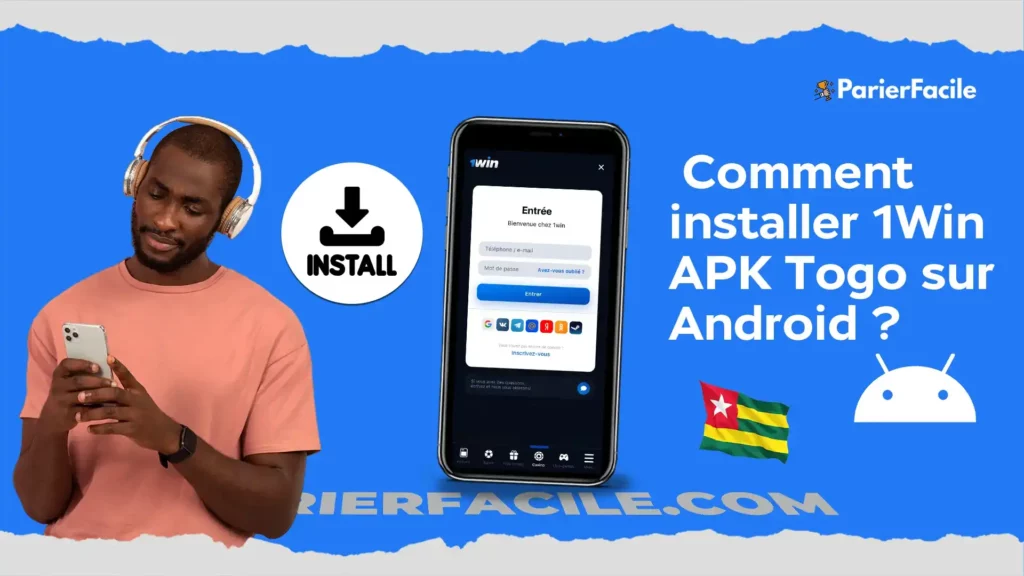 installer 1win APk Togo