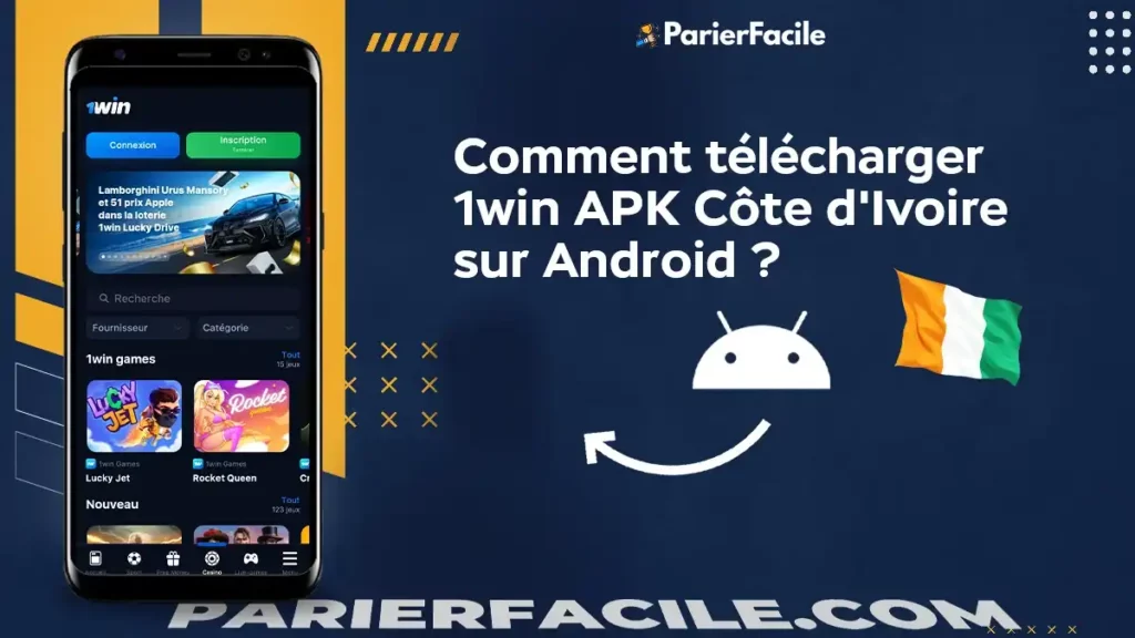 télécharger 1win APK CI sur Android