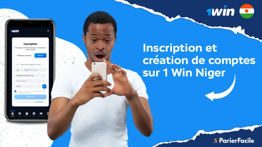 comment créer un compte 1win Niger