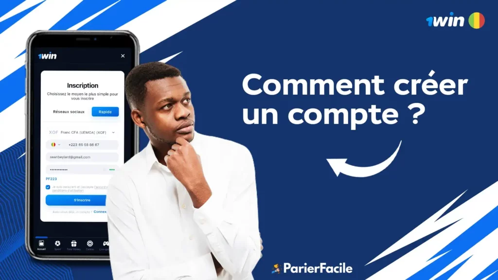 comment créer un compte 1win Mali