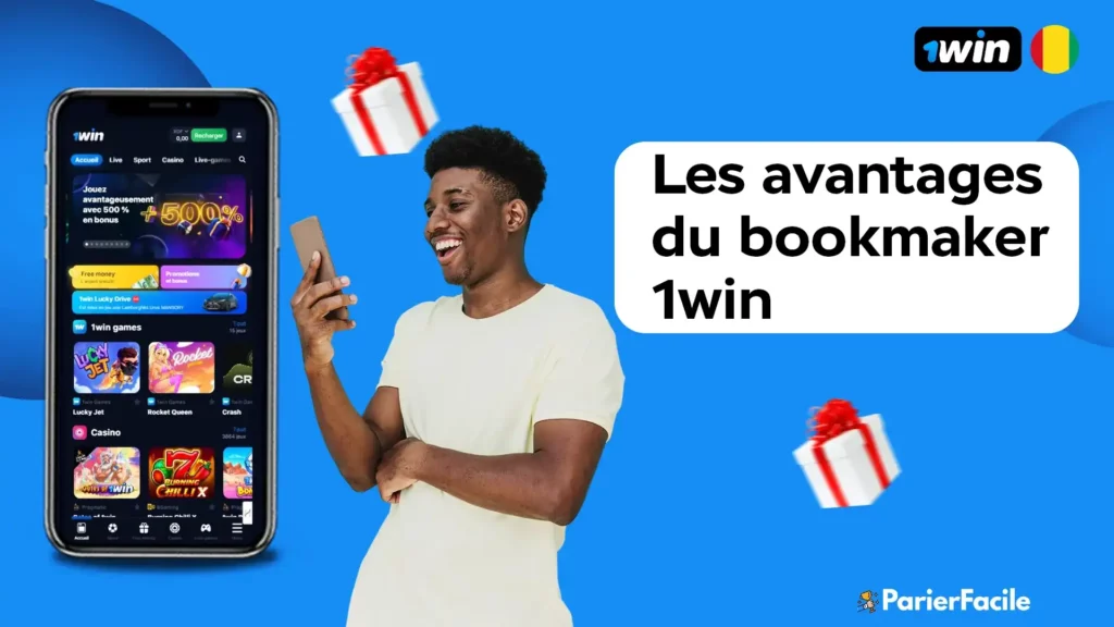 Les avantages du bookmaker 1win Guinée