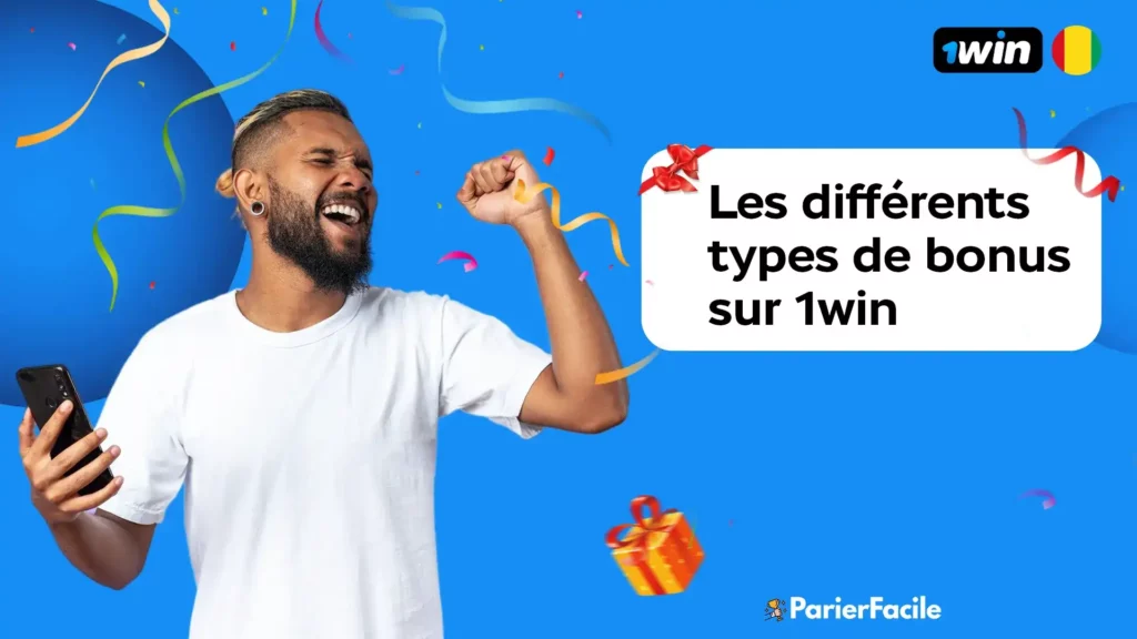 Les différents types de bonus sur 1win Guinée