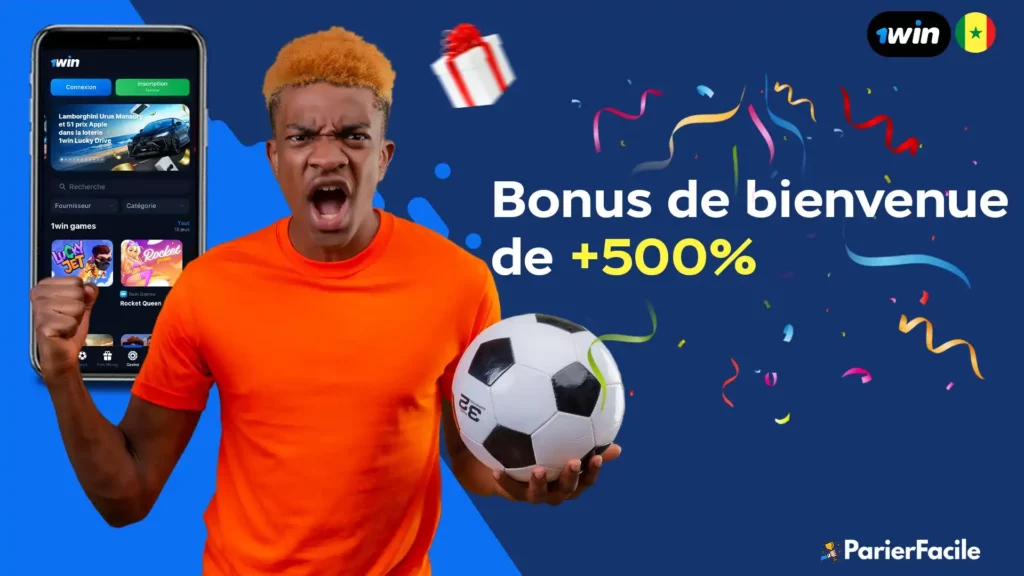 500 % Bonus de bienvenue