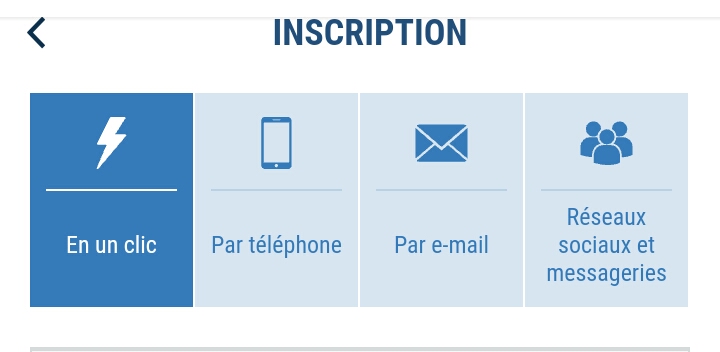 Methodes d'inscription 1xbet