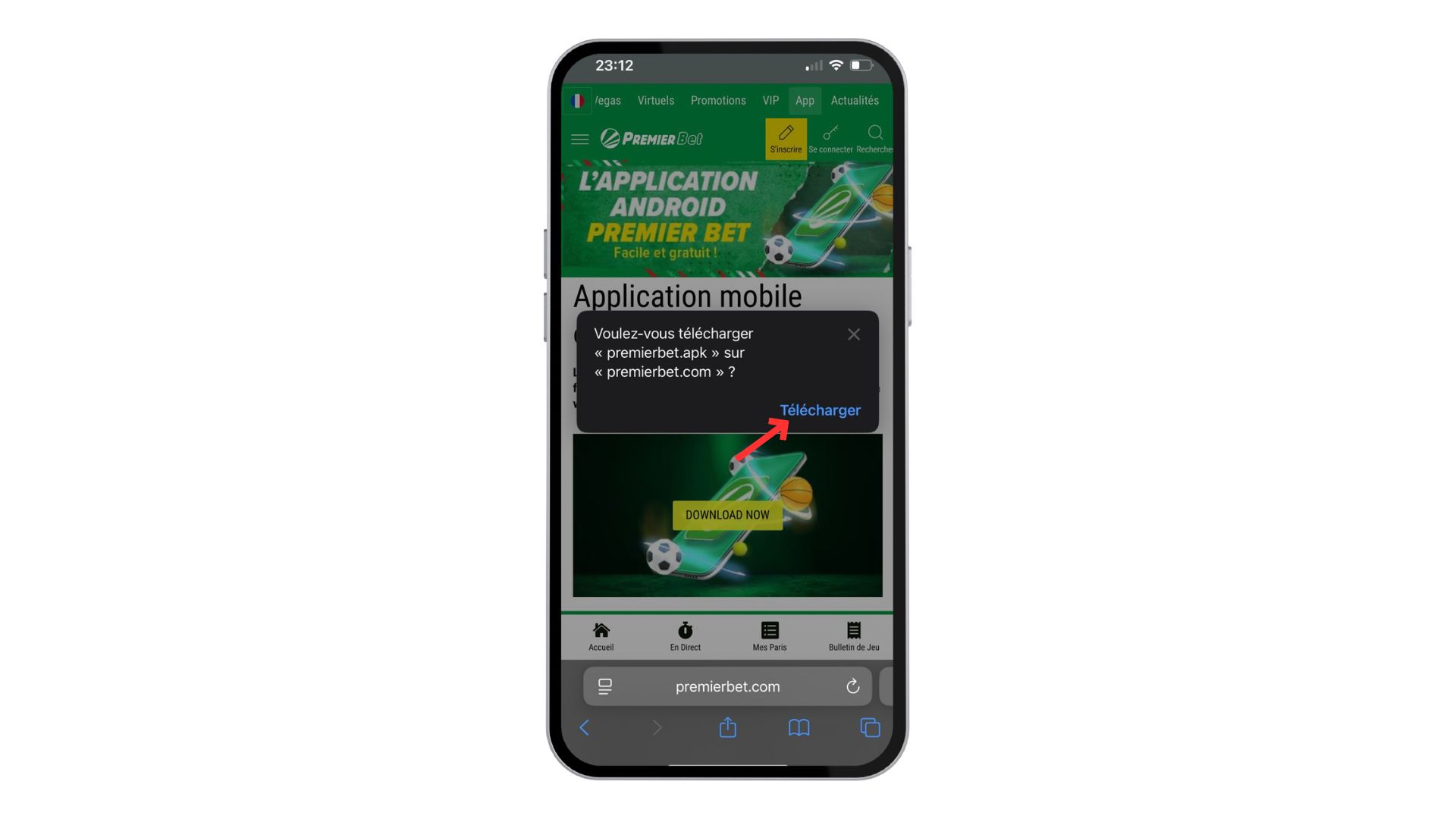 télécharger premier bet