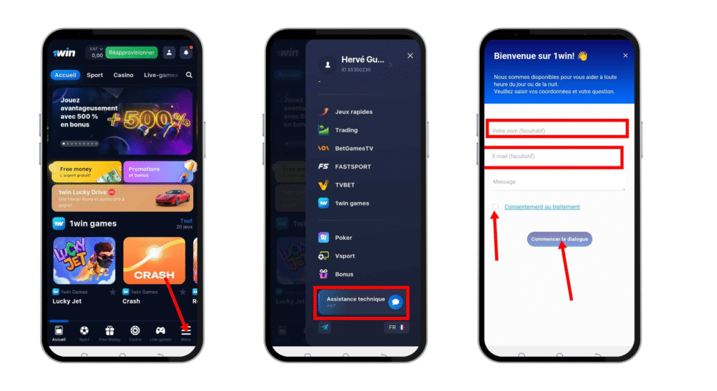 Dépôt 1win Cameroun : comment déposer de l’argent sur son compte ? 5 1win support 1