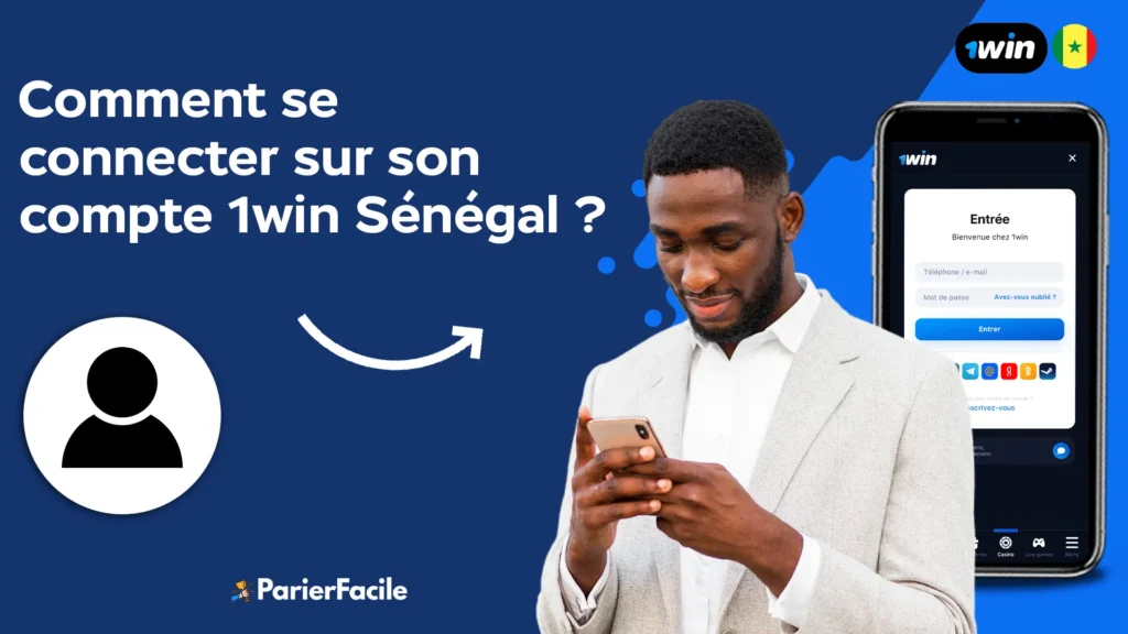 2 comment se connecter sur son compte 1win Senegal