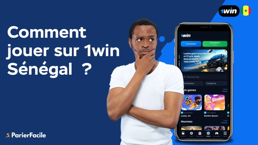 se connecter sur 1win Sénégal et jouer