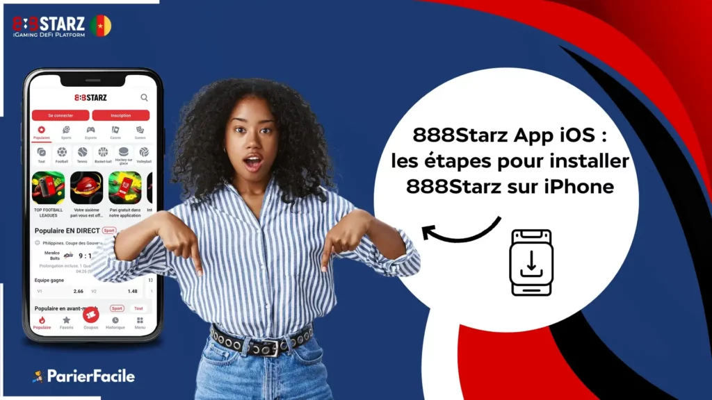 installer 888Starz App iOS cameroun