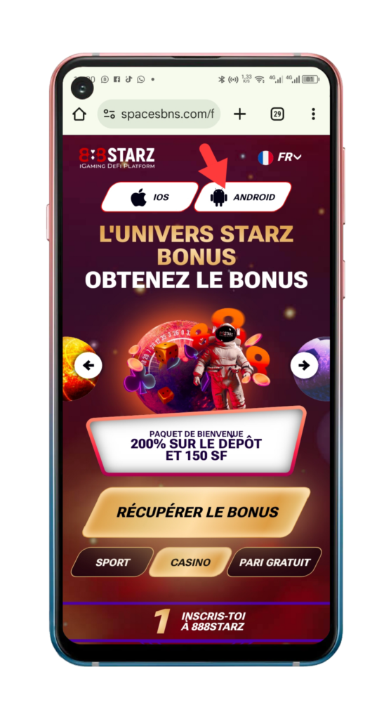 888starz apk Gabon