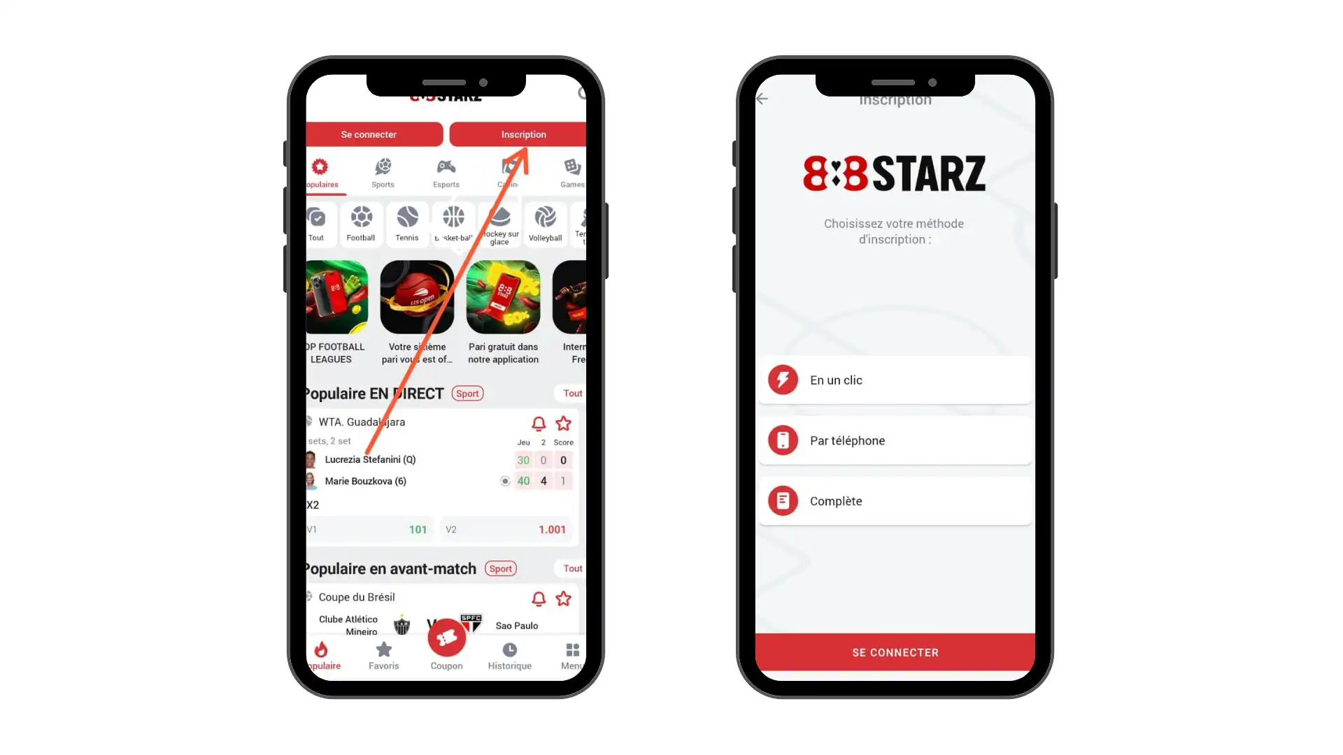 سجل في 888Starz