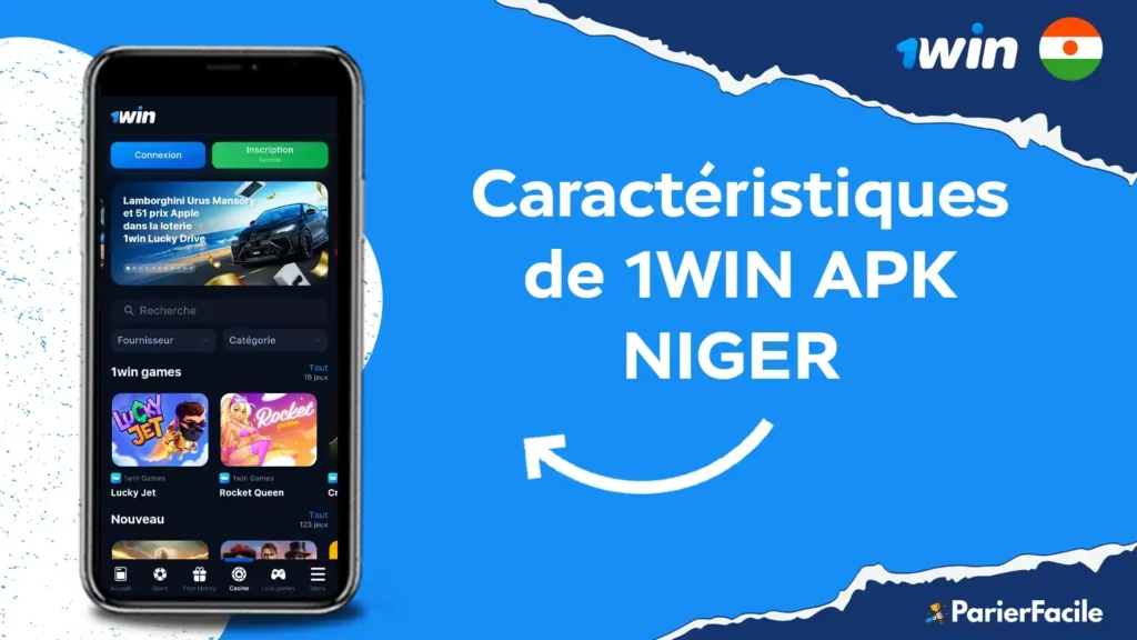 ميزات 1win APK النيجر 1win APK