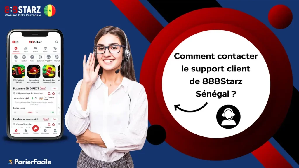 support client 888Starz sénégal