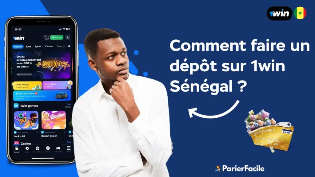 Comment faire un dépôt sur 1win Sénégal