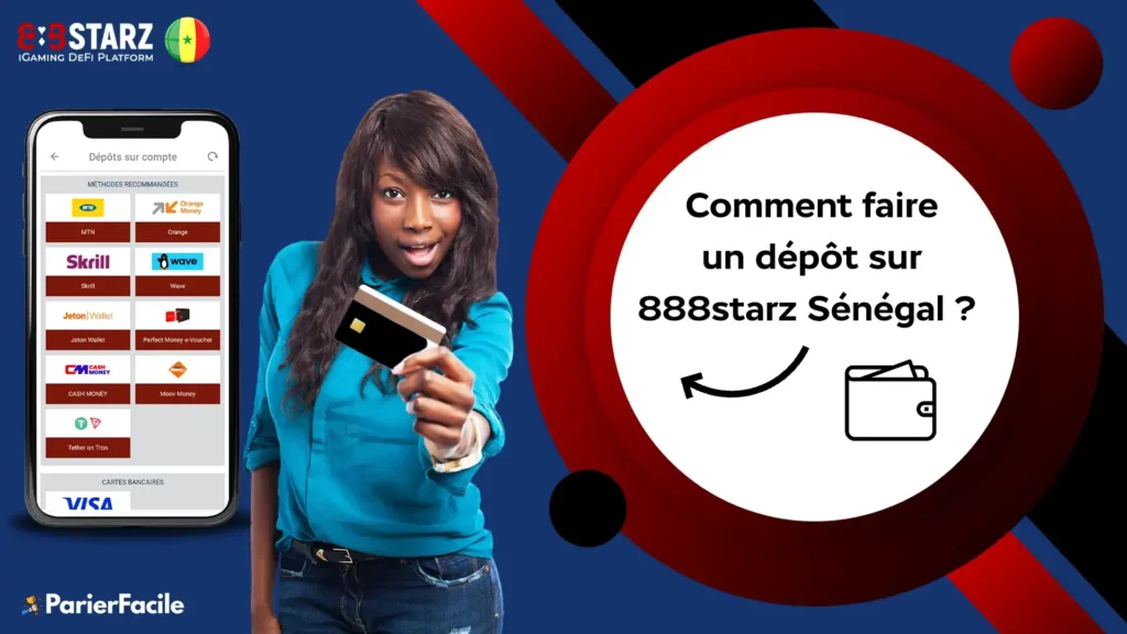 Comment faire un dépôt sur 888Starz Sénégal 