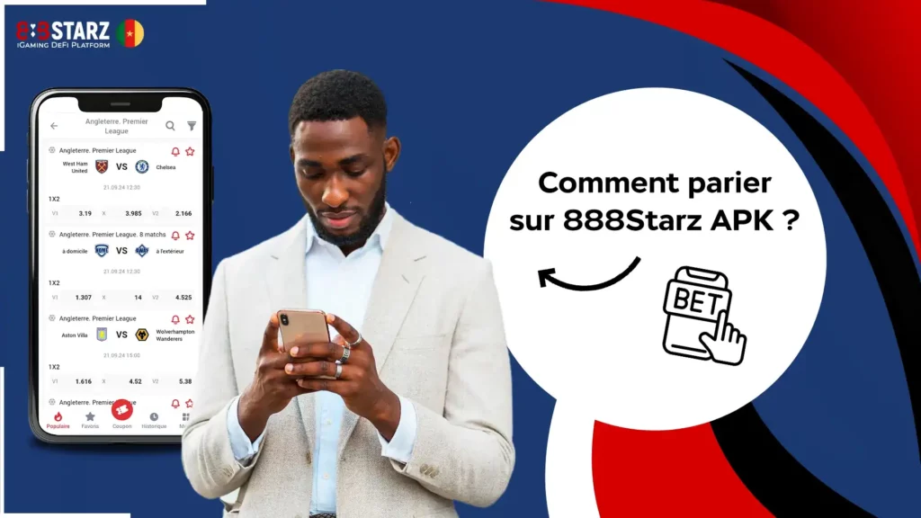 comment parier sur 888Starz APK