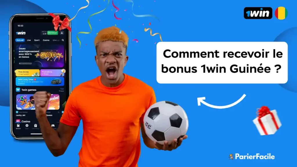 Comment recevoir le bonus 1win Guinée