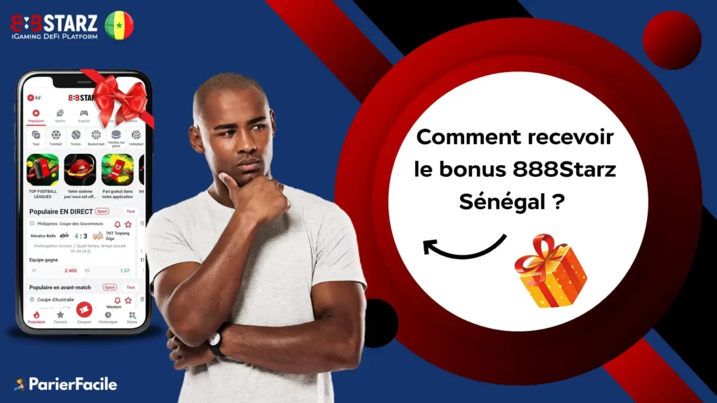 Comment recevoir le bonus 888Starz Sénégal