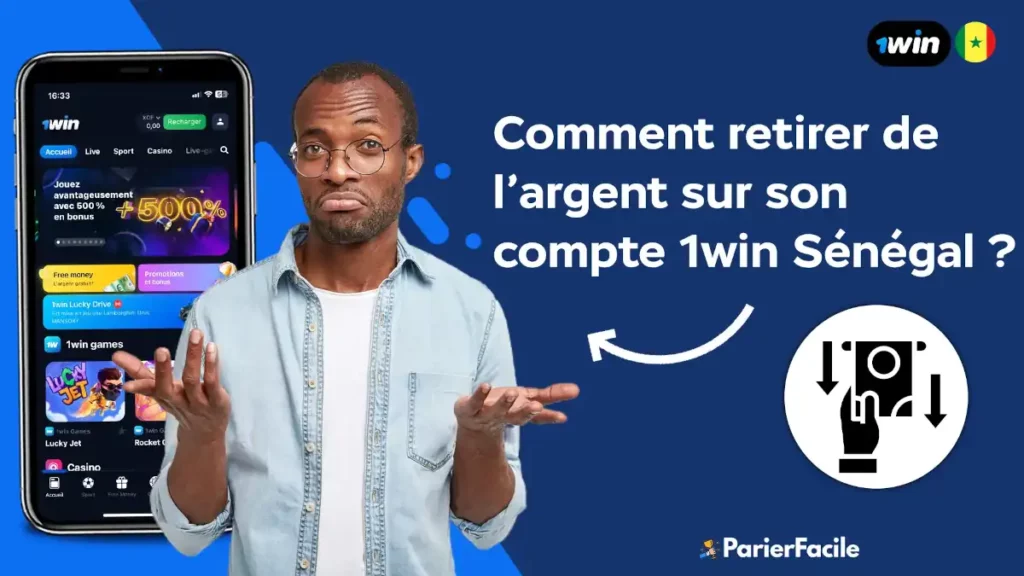 retirer de l’argent sur son compte 1win Sénégal