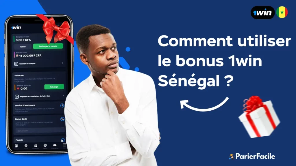 utiliser le bonus 1win Sénégal 