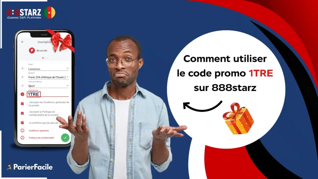 Comment utiliser le code promo « 1TRE » sur 888Starz 