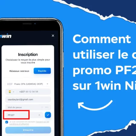 How to use the 1win Niger promo code: PF227