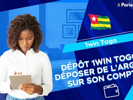 Dépôt 1win Togo : déposer de l’argent sur son compte