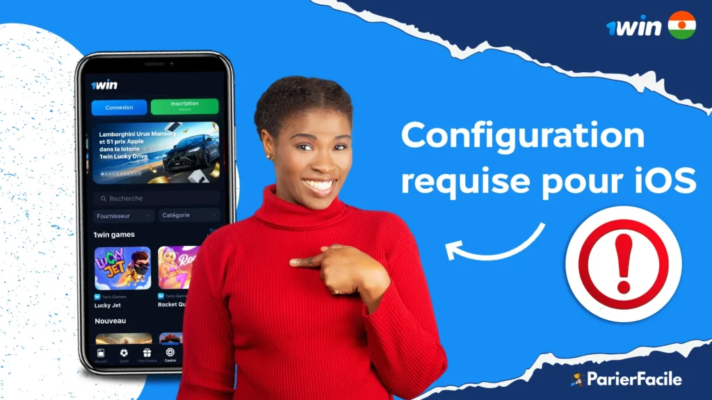 Télécharger 1win app iOS sur iPhone au Niger