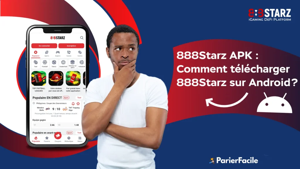 888Starz apk Guinée : comment télécharger l'application sur Android ?