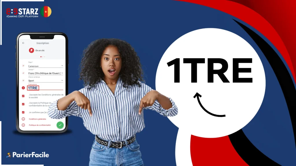 Code promo 888Starz Cameroun « 1TRE » : comment l’utiliser ? 1 Code promo 888Starz Cameroun