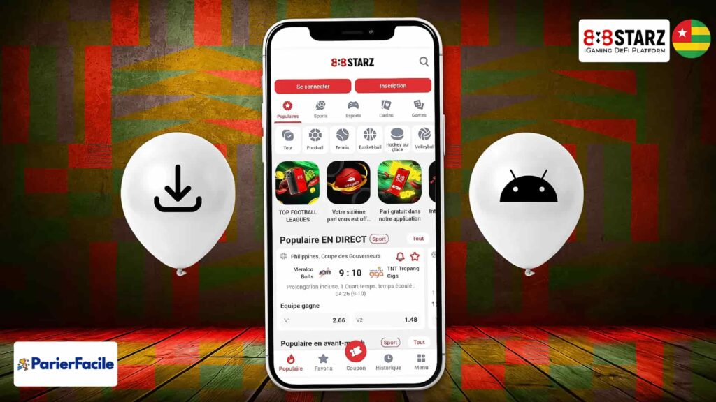 Télécharger 888starz Togo APK : guide complet Android 1 Guide pour télécharger le fichier 888starz Togo APK