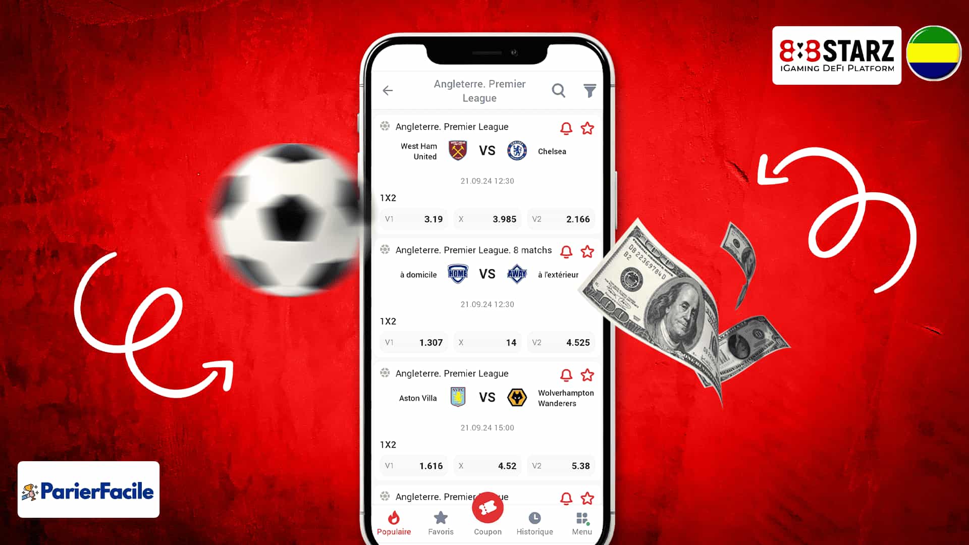 Retrait 888Starz Gabon : voici comment faire un retrait de votre compte 12 Parier sur 888Starz Gabon