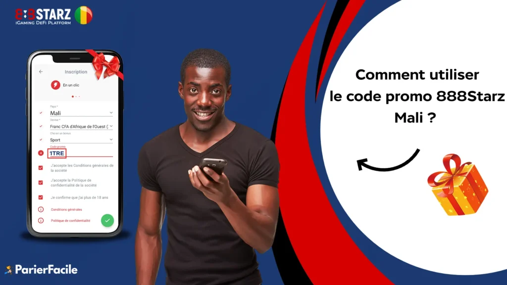 Comment utiliser le code promo 888Starz Mali ?