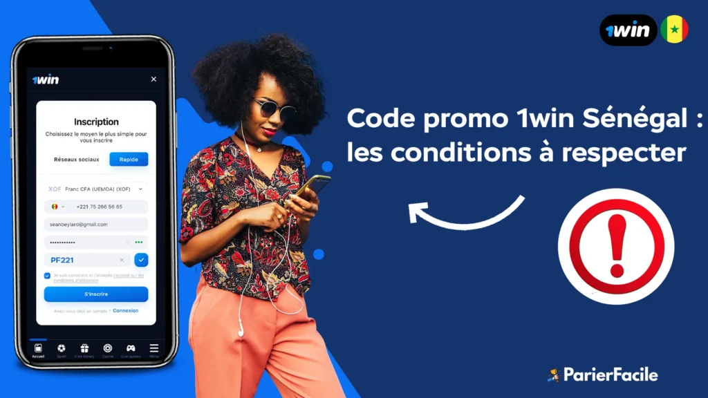 Le code promo 1win Sénégal