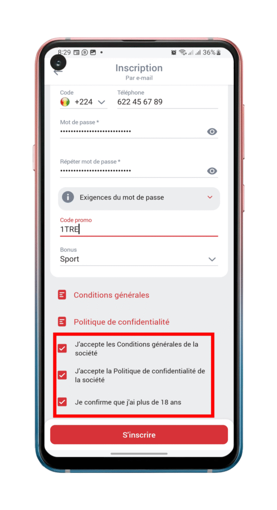 Activation du Bonus 888starz Bénin