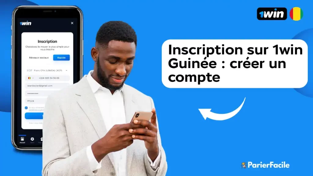 inscription sur 1win guinée