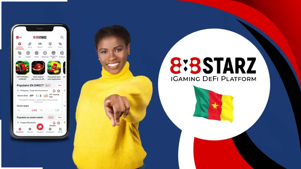 Le bookmaker 888Starz Cameroun