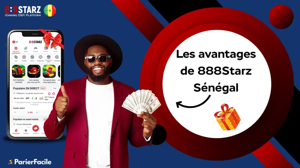 Les avantages de 888Starz Sénégal