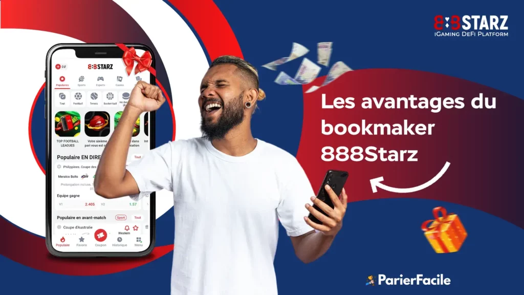 Les avantages du bookmaker 888Starz