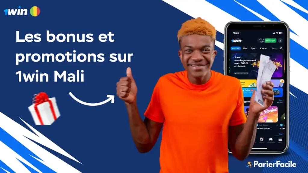 Les bonus et promotions disponibles sur 1win Mali