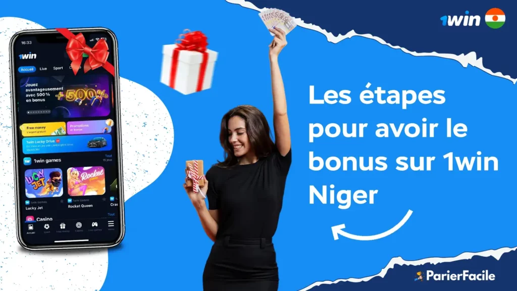 Steps to receive the 1win Niger bonus