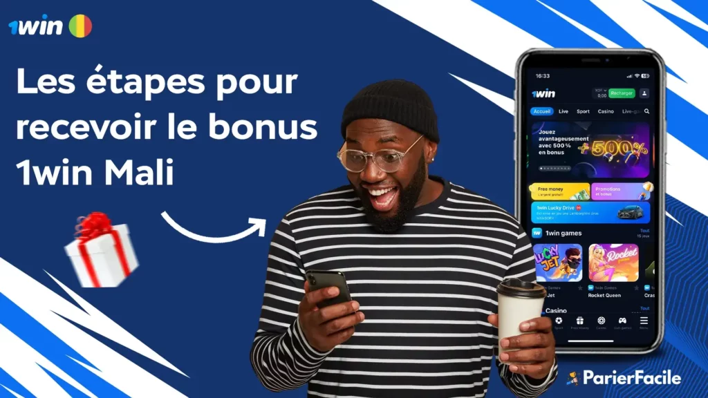 Étapes pour recevoir le bonus 1win Mali