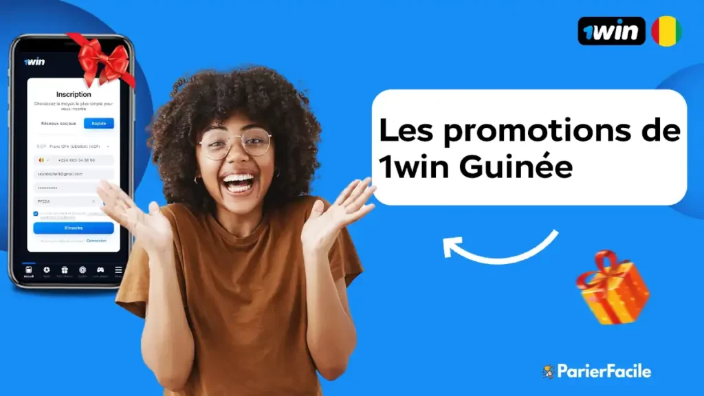 Les bonus et promotions sur 1win Guinée